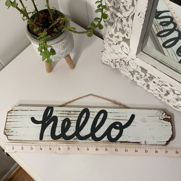 Hello Welcome Sign - Picture 4 of 6